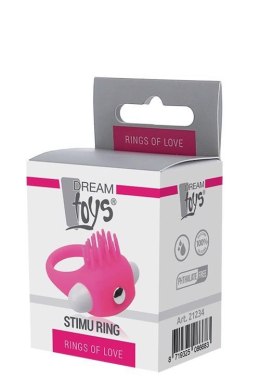 Rings of Love: Różowy Silikonowy Pierścień Wibrujący