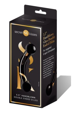 Szklane Dildo Dwustronne Secret Kisses