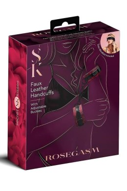 Sekretne Pocałunki Rosegasm – Kajdanki z Klamrami