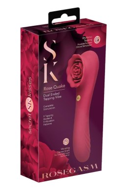 Secret Kisses Rosegasm Rose Quake – Różany Wibrator Dwufunkcyjny