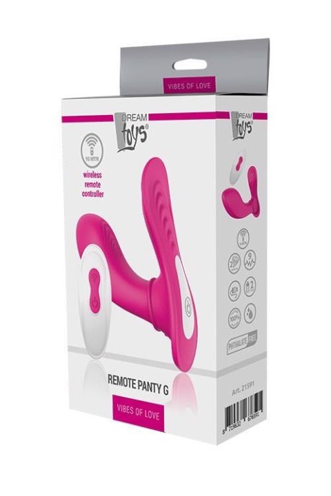VIBES OF LOVE Zdalny Wibrator Króliczek Panty G – Magenta