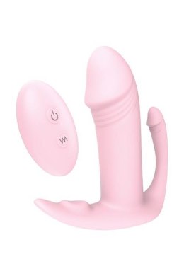 Vibes of Love: Różowy Wibrujący Plug Analny z Pilotem dla Potrójnej Rozkoszy