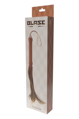 BLAZE ELITE FLOGGER ze Skóry Wegańskiej w Kolorze Koniaku