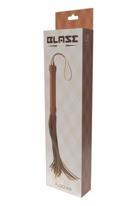 BLAZE ELITE FLOGGER ze Skóry Wegańskiej w Kolorze Koniaku