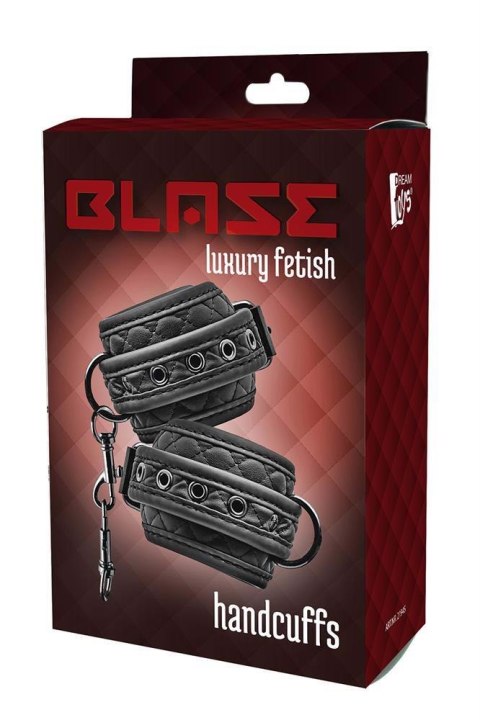 Kajdanki BLAZE Diamond Black z Ekoskóry