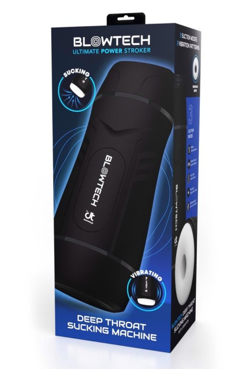 BLOWTECH Deep Throat Sucking Machine: Automatyczny Stymulator Ustny z Wibracjami