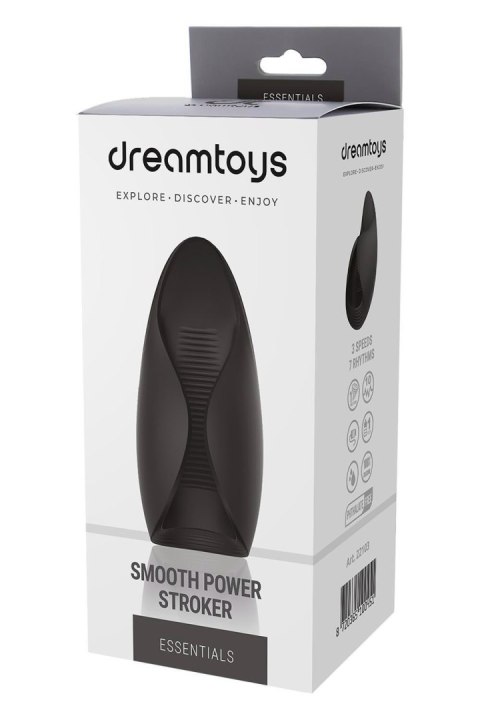 ESSENTIALS Smooth Power Stroker – Wibrujący Stymulator Penisa