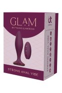 GLAM STRONG Wibrator Analny z Pilotem