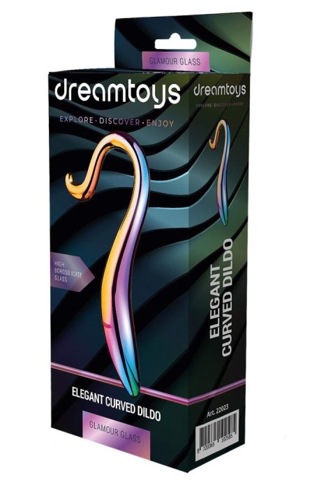 Glamour Glass: Eleganckie Wygięte Dildo Szklane