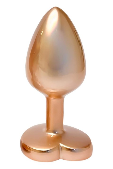 Korek Analny Gleaming Love – Matowe Złoto, Mały
