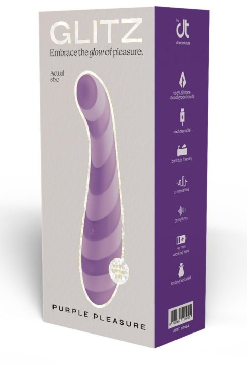 Wibrator do punktu G Glitz Purple Pleasure