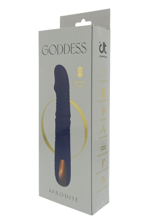 Luksusowy Wibrator Goddess Afrodite z ruchem wertykalnym i obrotowymi kuleczkami