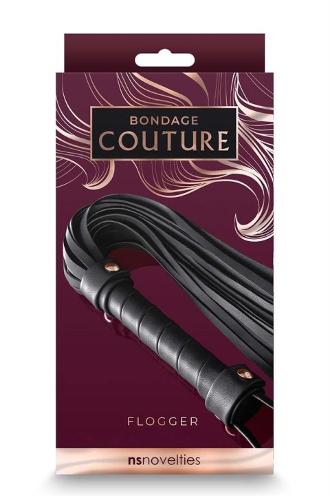 Bicz BONDAGE COUTURE Czarny