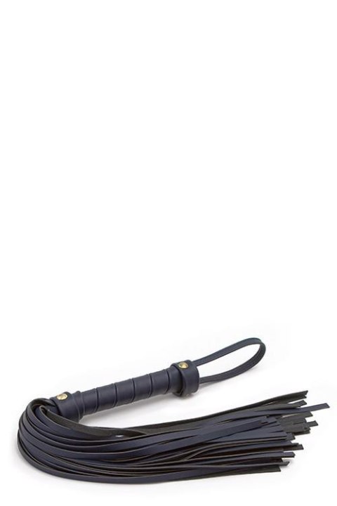 Luksusowy Flogger Bondage Couture w Królewskim Błękicie