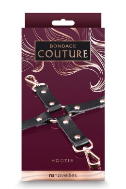 Wiązanie 'Hog Tie' Bondage Couture, czarne