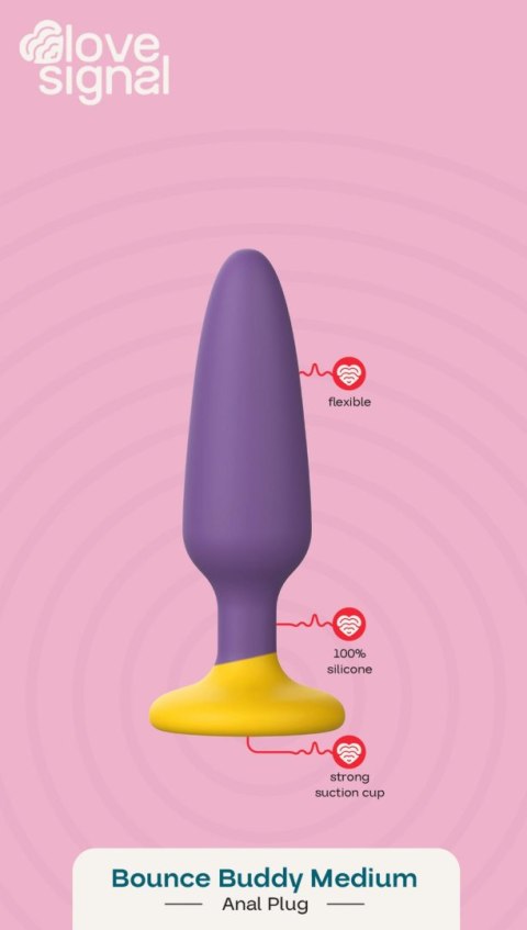 Zmysłowy Korek Analny Bounce Buddy Medium