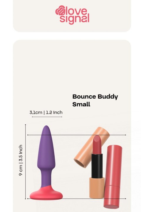 Kompaktowy Plug Analny Bounce Buddy Small