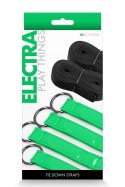 Pasy krępujące na łóżko Electra, zielone