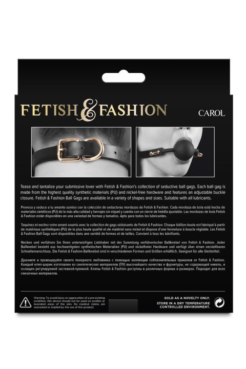Knebel 'Carol Black' z Linii Fetish & Fashion