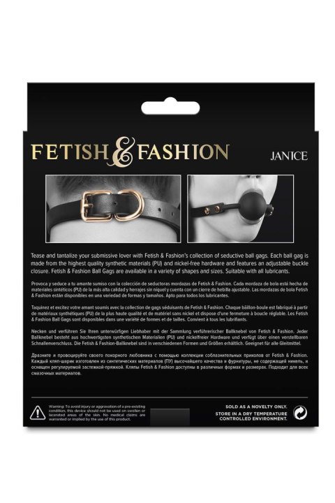 Knebel Janice Black - Fetish & Fashion