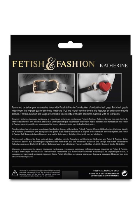 Knebel 'Katherine Red' z Linii Fetish & Fashion