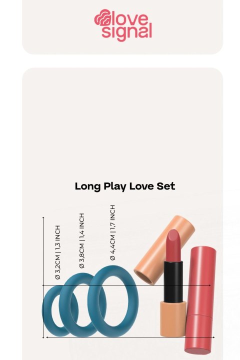Zestaw Pierścieni Erotycznych Long Play Love Set