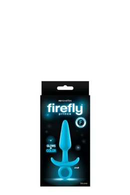 Świecący Plug Analny Firefly Prince - Mały, Błękitny