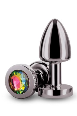 Zmysłowy Plug Analny Petite Gunmetal Rainbow