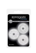 RENEGADE Dyno Rings Clear - Zestaw Pierścieni Erekcyjnych