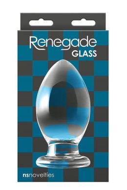 Szklany Plug Analny Renegade Bishop Clear