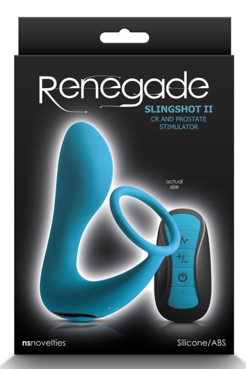 RENEGADE SLINGSHOT II Turkusowy – Masażer Stymulujący dla Mężczyzn