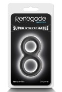 Pierścień Erekcyjny Renegade Twofold Black