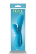 REVEL Galaxy Blue - Podwójny Wibrator