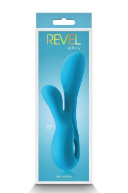 REVEL Galaxy Blue - Podwójny Wibrator