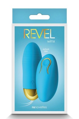 REVEL WINX BLUE: Dyskretny Wibrator Kulkowy z Bezprzewodowym Pilotem