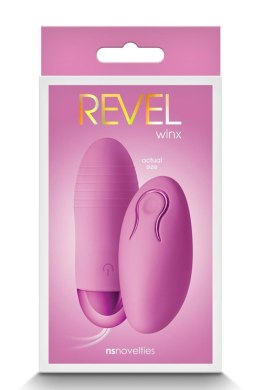 REVEL WINX PINK - Dyskretne Jajko Wibrujące z Pilotem