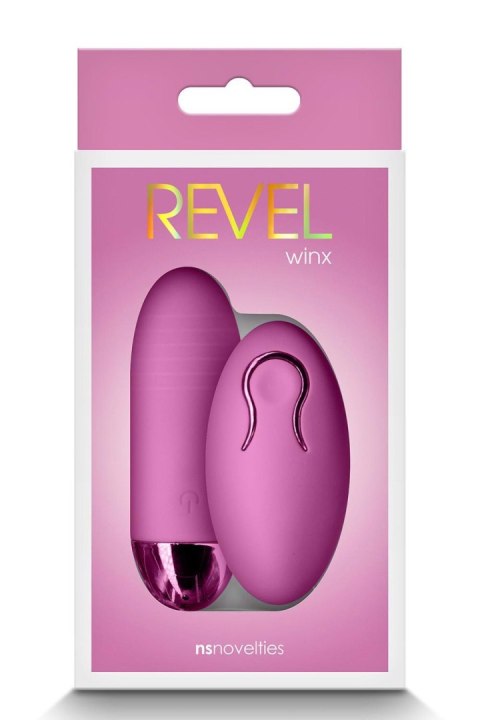 REVEL WINX PINK - Dyskretne Jajko Wibrujące z Pilotem