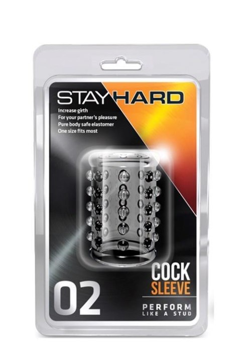 Nakładka na Penisa Stay Hard 02 Przezroczysta