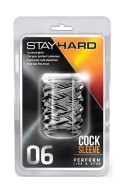 Stymulująca Nakładka Stay Hard 06 – Przejrzysta