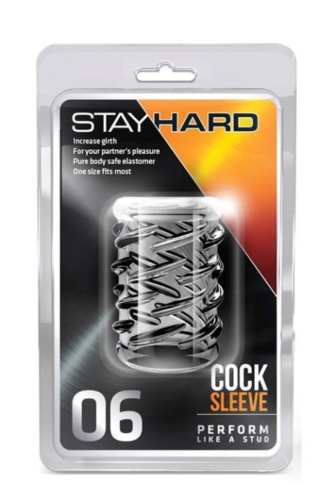 Stymulująca Nakładka Stay Hard 06 – Przejrzysta