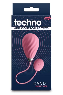 TECHNO KANDI Pink – Inteligentny Wibrator z Aplikacją
