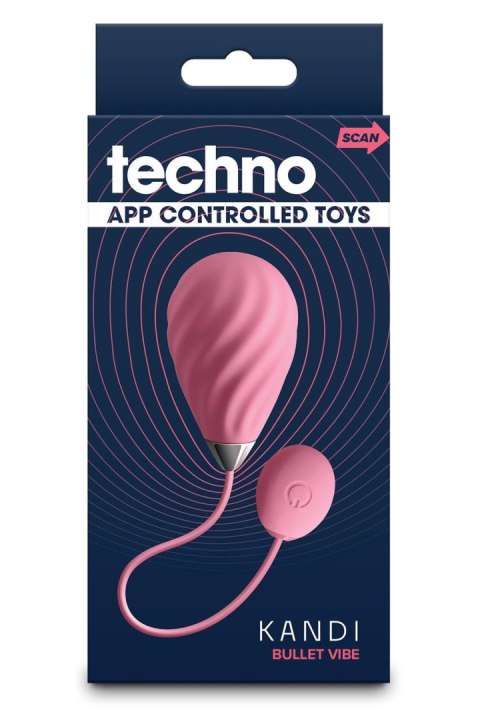 TECHNO KANDI Pink – Inteligentny Wibrator z Aplikacją