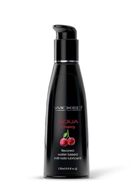 Wicked Aqua Cherry: Zmysłowy Lubrykant o Smaku Wiśniowym, 120 ml
