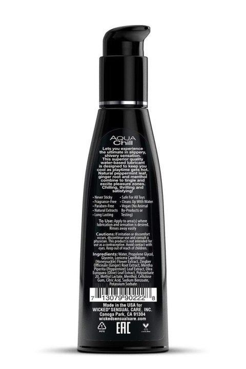 WICKED AQUA CHILL Chłodzący Lubrykant na Bazie Wody 120 ml