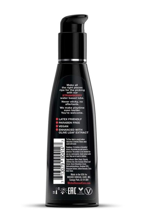 Wicked Aqua Truskawkowy Lubrykant Smakowy 120 ml