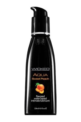 Wicked Aqua Sweet Peach – Brzoskwiniowy Lubrykant Smakowy 120ml