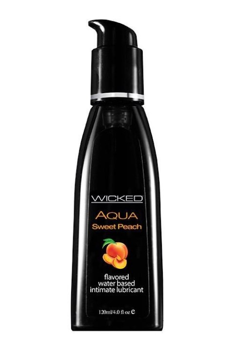 Wicked Aqua Sweet Peach – Brzoskwiniowy Lubrykant Smakowy 120ml
