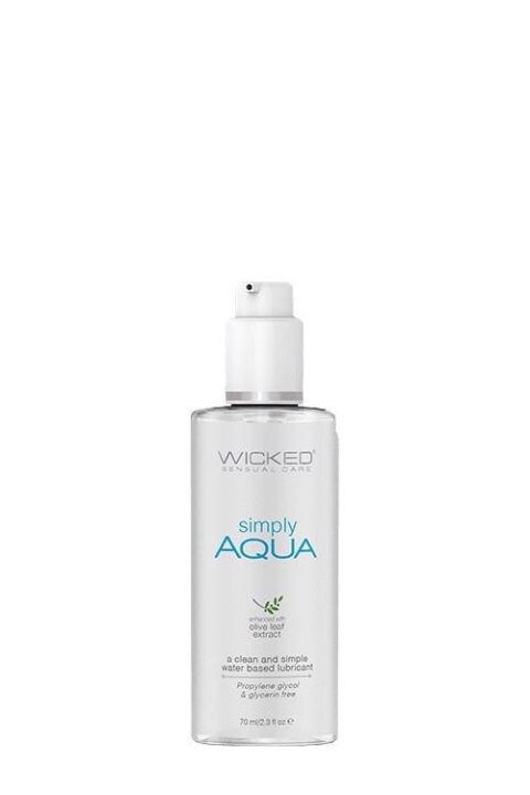 Wicked Simply Aqua – Nawilżający Lubrykant na Bazie Wody 70 ml