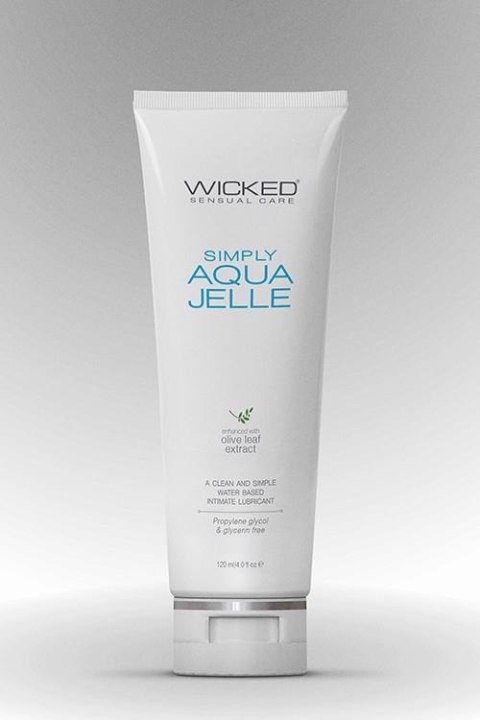 Wicked Simply Aqua Jelle 120 ml – Czysty, Wodny Żel Intymny z Aloesem