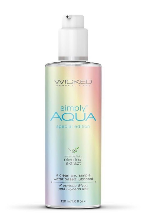 WICKED SIMPLY AQUA Edycja Specjalna – Lubrykant na Bazie Wody 120 ml